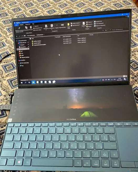 Ультрабук Asus Zenbook duo UX481FL-BM141T синий
