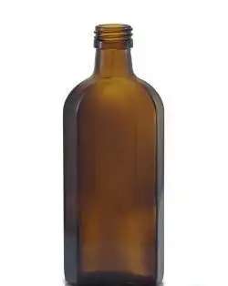 Бутылки винтовые, из темно-коричневого стекла (Германия)