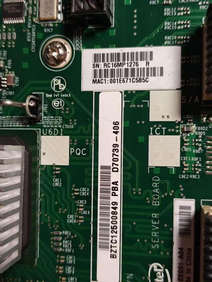 Intel AXXSW1GB 10 Port Gigabit Switch Modul - D. коммутатор INTEL 10 портов
