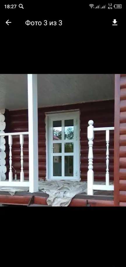 Дверь алюминиевая