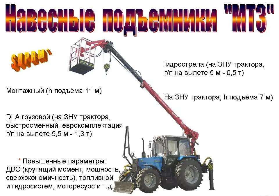 Подъемники навесные 