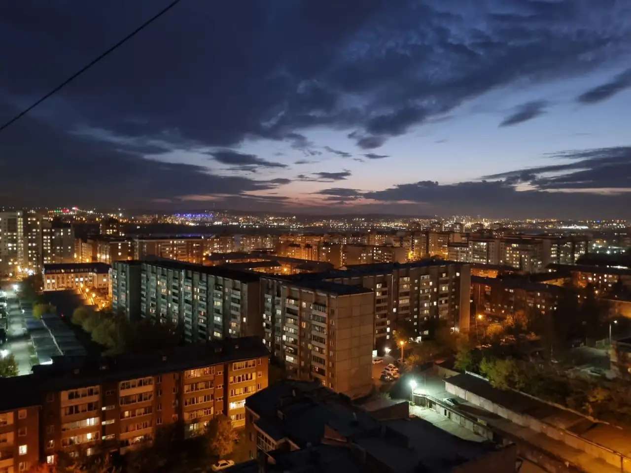 Уютная квартира с видом на город.