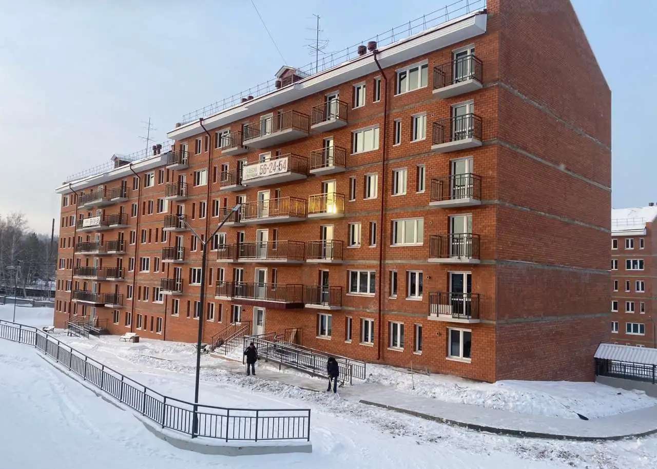 2х комнатная квартира в черновой отделке, рабочий поселок Маркова, 52,00 м², 3 эт., Свердловский, рабочий поселок Маркова