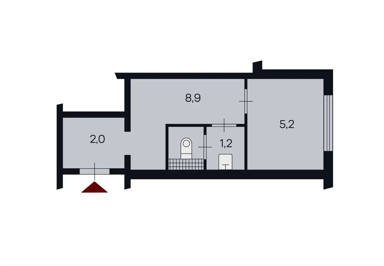 Продажа офиса 19.1 м2, Санкт-петербург, улица караваевская, 2к1 литера а