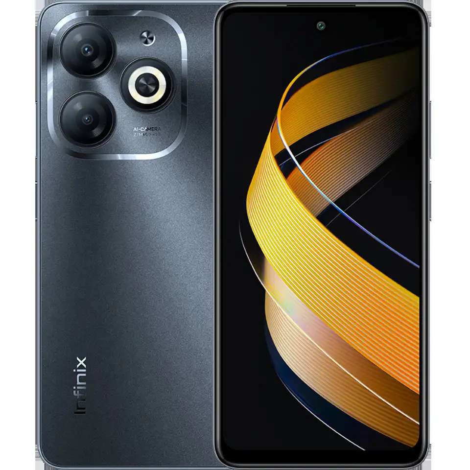 Смартфон infinix smart 8 4/128gb черный ru