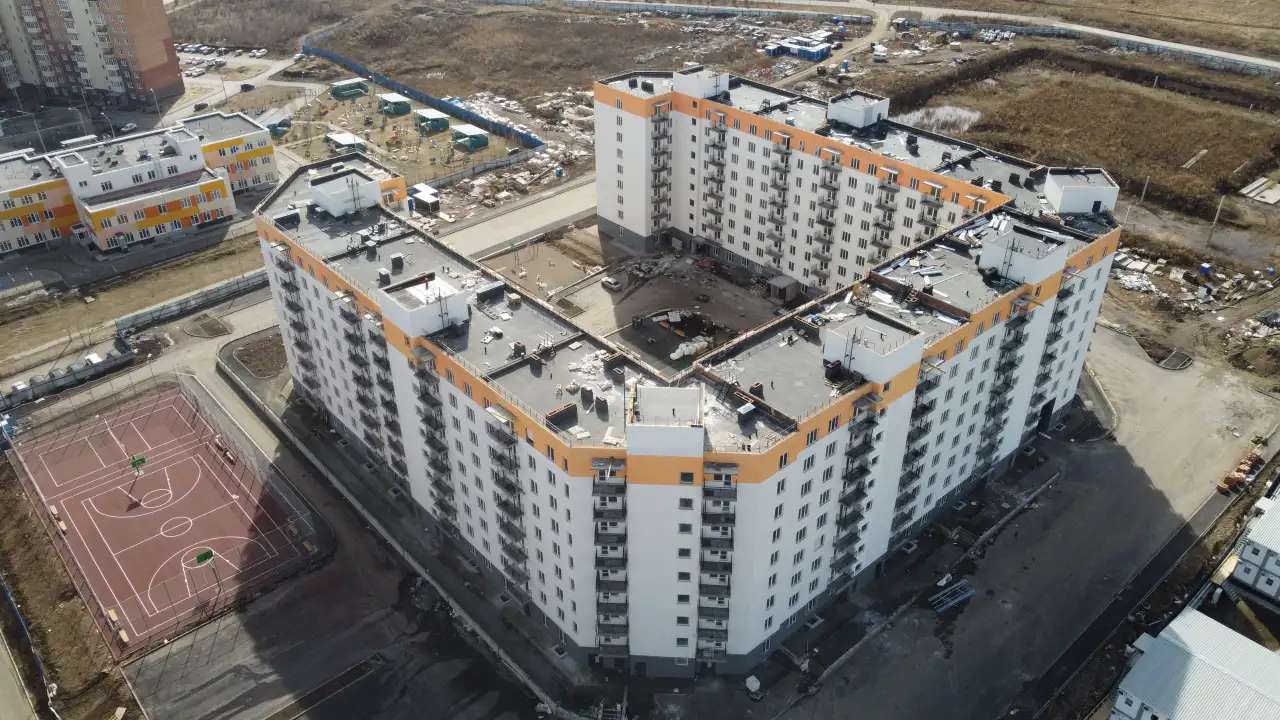 2-комнатная квартира по цене однокомнатной в новом районе с готовой инфраструктурой, 52,00 м², 4 эт., Советский, Северное Шоссе 50а