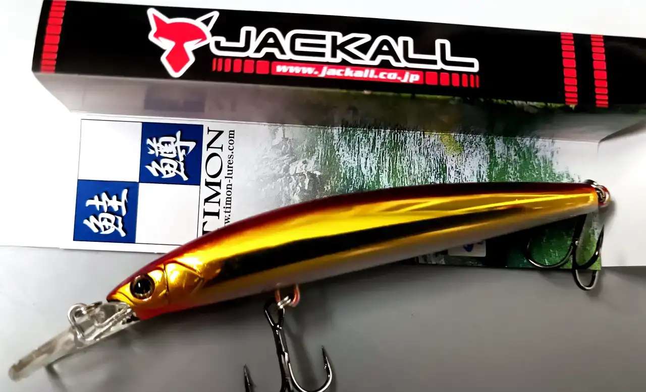 Jackall Midia 88F haku red & gold