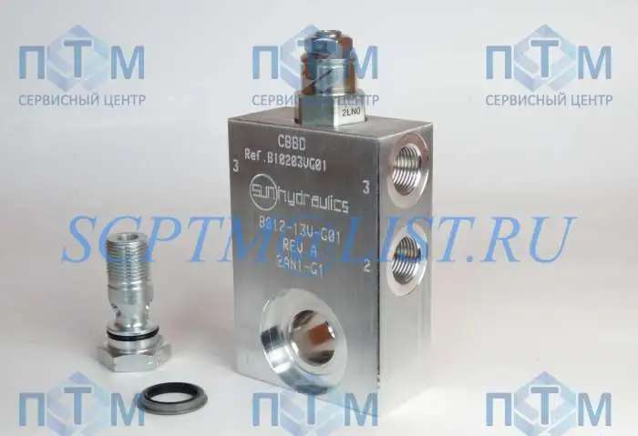 В102-03V-G01 (B812-13V-G01) SUN HYDRAULICS Блок клапанов с клапаном СВВD-LJN