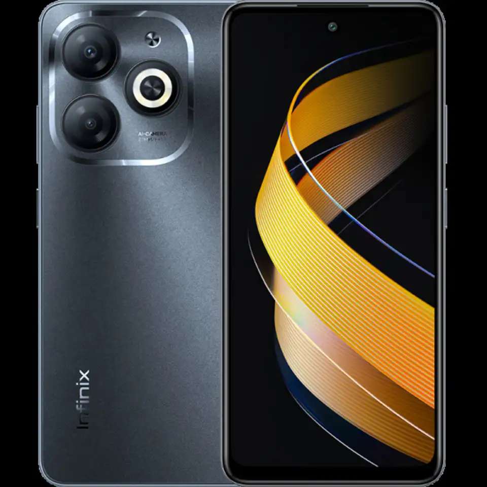 Смартфон infinix smart 8 4/128gb черный ru