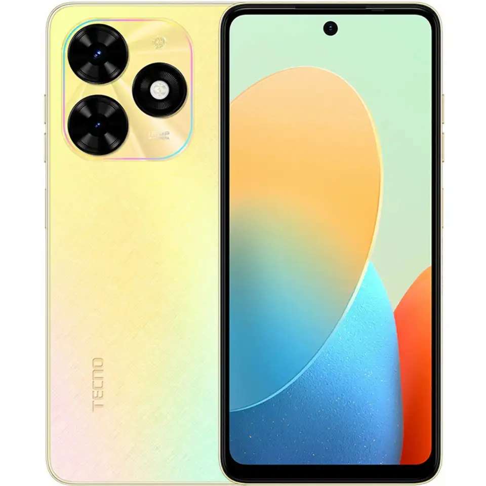 Смартфон tecno spark go 2024 4/128gb золотой ru