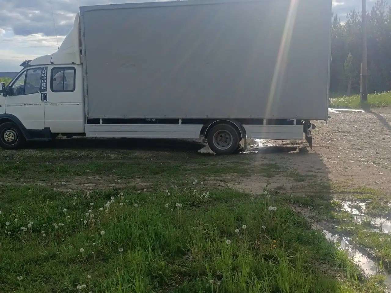 Боковая защита отбойник противооткатный для газели