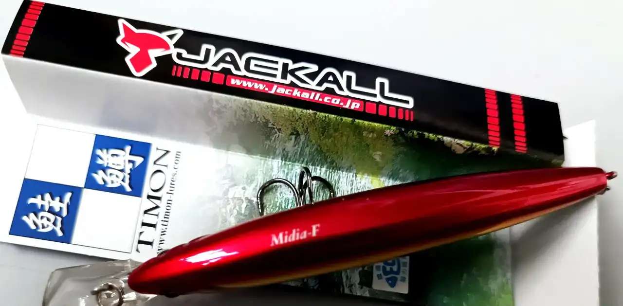 Jackall Midia 88F haku red & gold