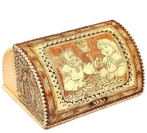 Хлебница из бересты