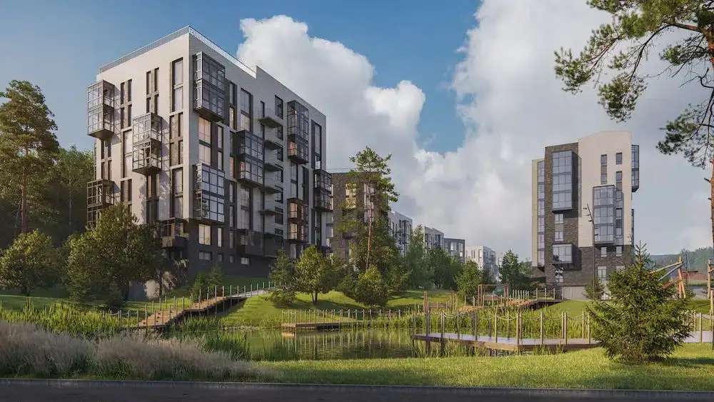 Квартира в новом доме ЖК Хвоя застройщик ООООмега, 62,00 м², 7 эт., Октябрьский, ул. Елены Стасовой 80