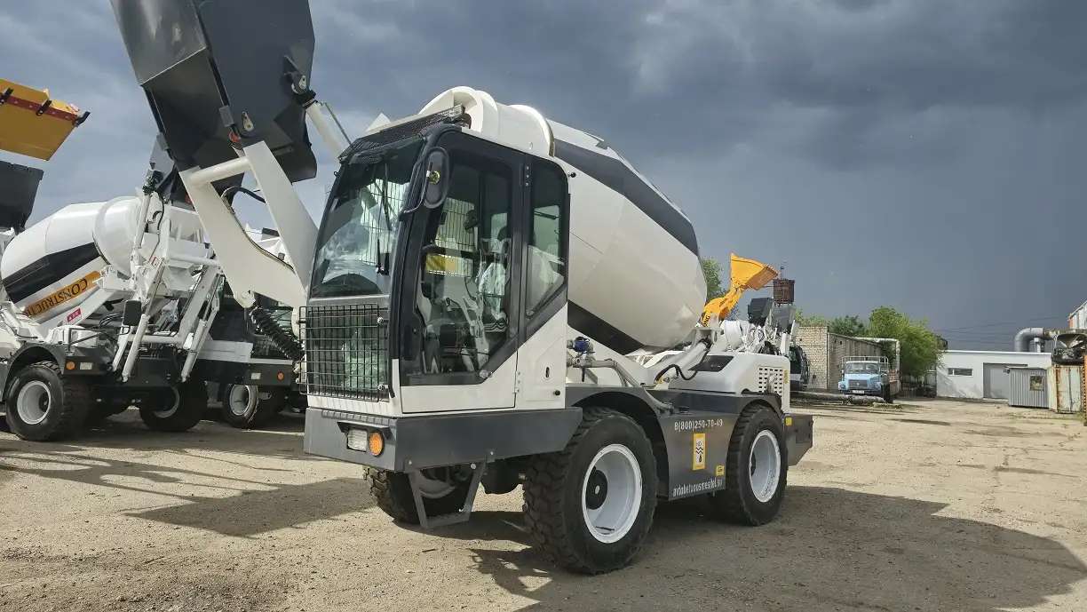 Бетоносмеситель с самозагрузкой YNIX QGMC6000 24 м3 час