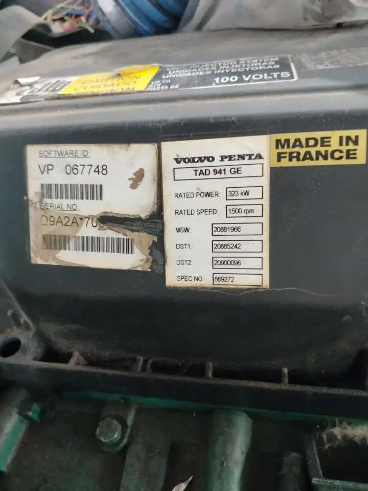 Дизельный двигатель Volvo Penta TAD941GE