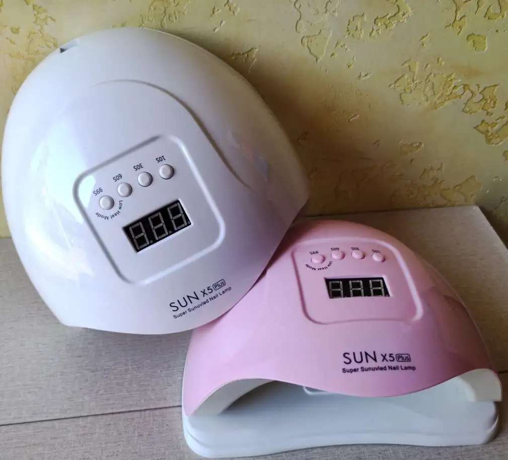 Мощная UV+LED лампа для сушки ногтей, 80 Вт