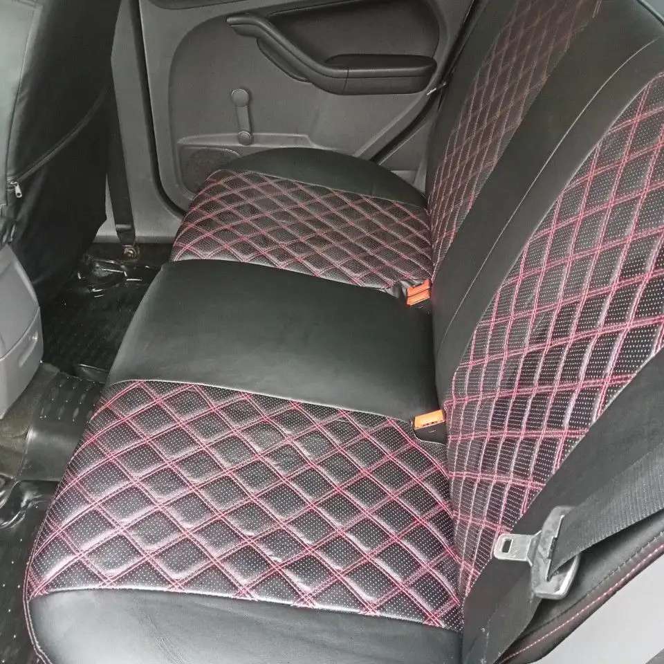 Чехлы Hyundai SOLARIS с прострочкой ромбом