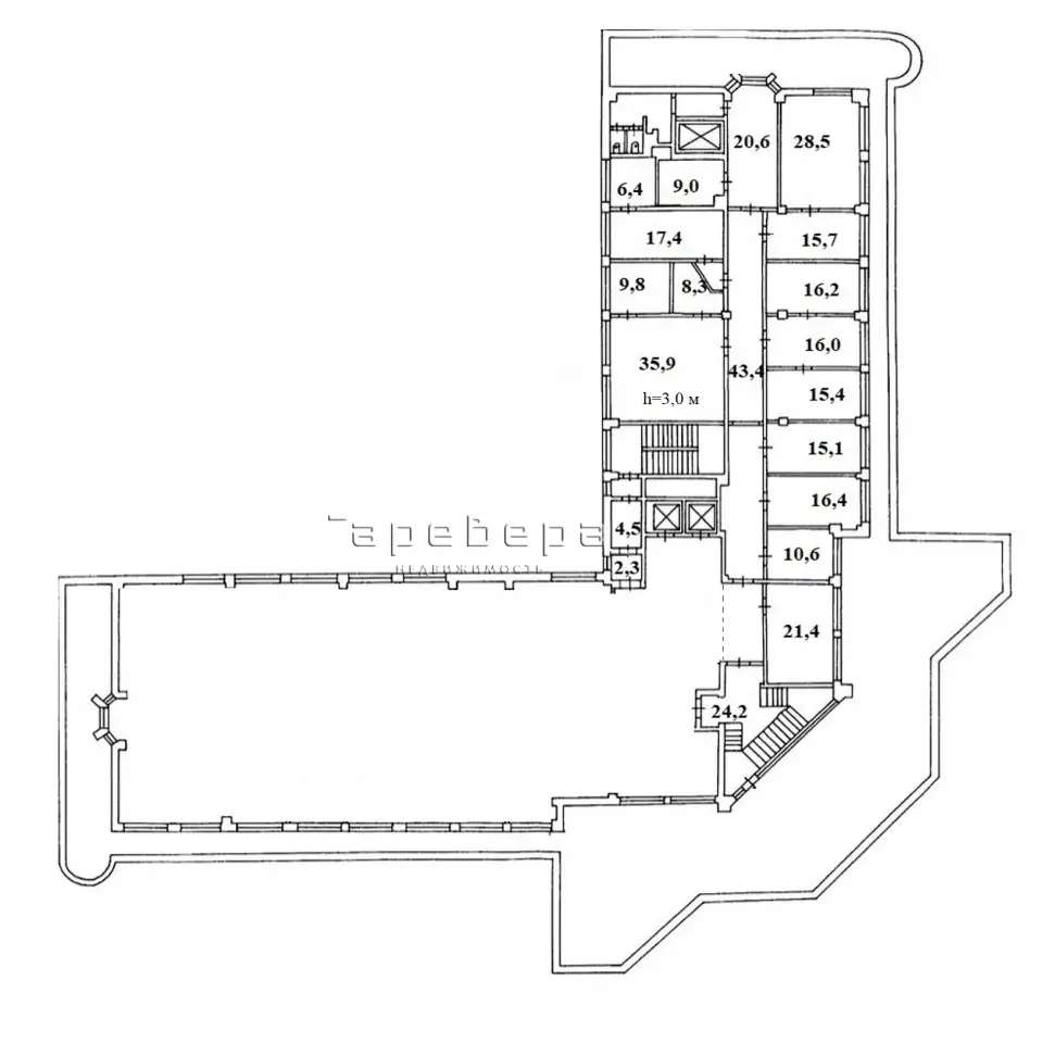Предлагаем купить торгово-офисное помещение 322,6 м2