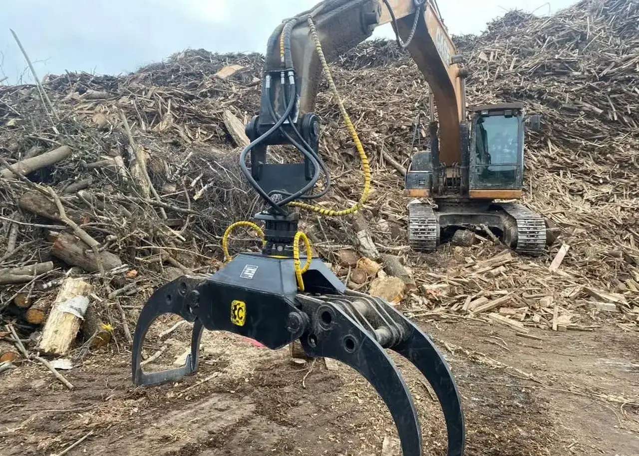 Лесозахват для экскаваторов Hyundai ROBEX450-3