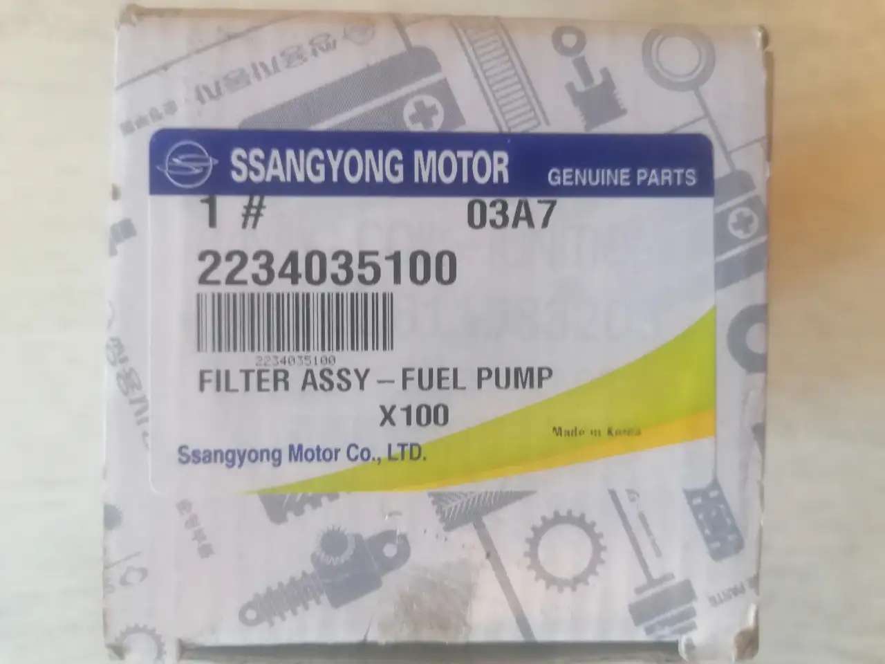 Фильтр топливный Ssang Yong Tivoli