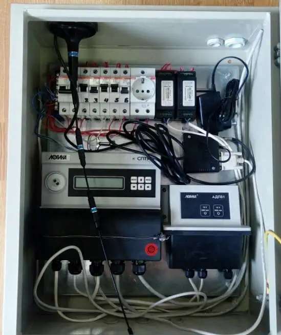 Щит узлов учёта тепловой энергии в сборке Б/У