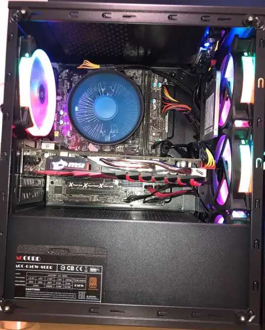 Игровой компьютер Core i5-3470/RX470 4Гб/SSD/HDD