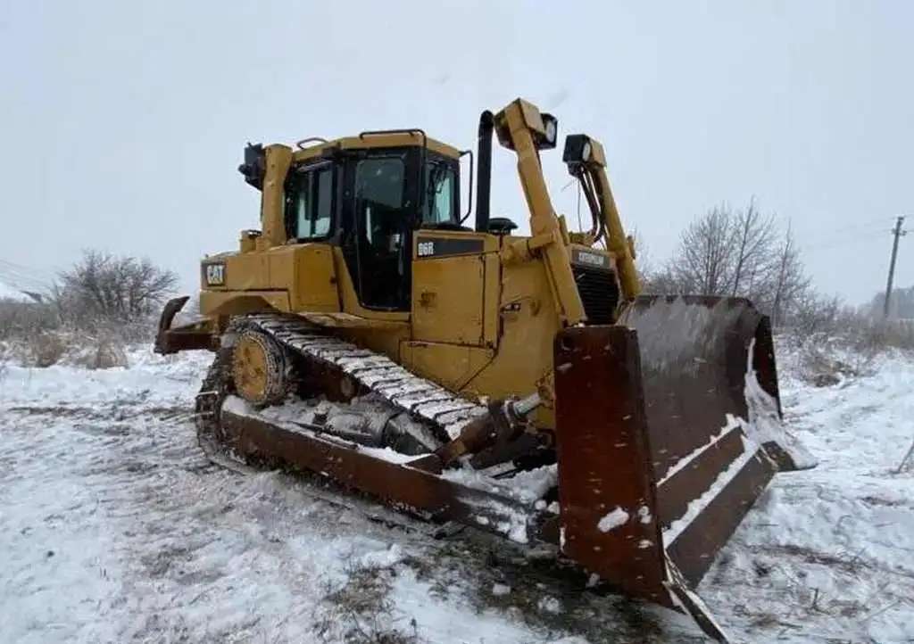 Бульдозер CAT D6R, 9200 м/ч, клыки, болотоход