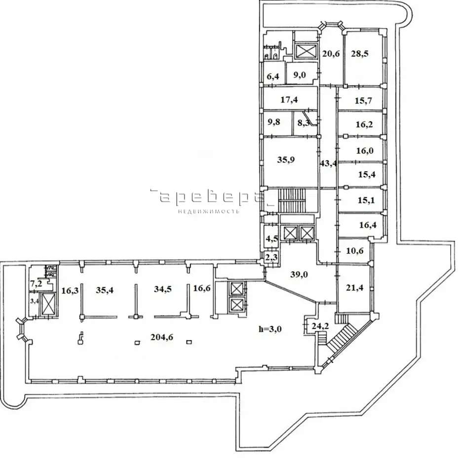 Предлагаем купить торгово-офисное помещение 746,1м2 746,10 м2