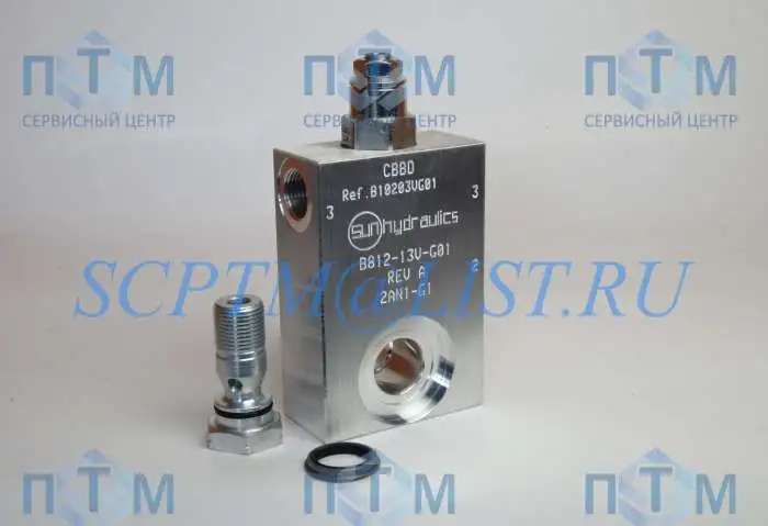 В102-03V-G01 (B812-13V-G01) SUN HYDRAULICS Блок клапанов с клапаном СВВD-LJN