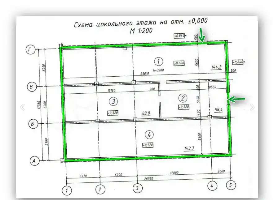 Свободного назначения, 430.3 м², Мечникова 54