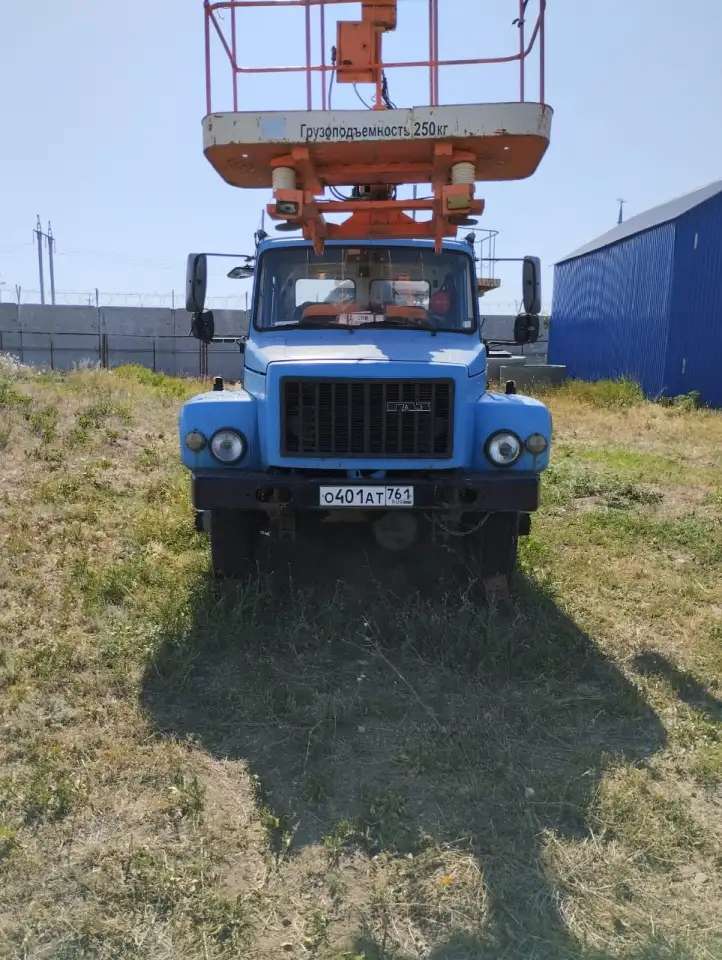 Автогидроподъемник телескопический ПСС на базе ГАЗ 33086 (сдвоенная кабина).