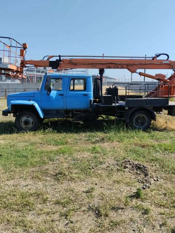 Автогидроподъемник телескопический ПСС на базе ГАЗ 33086 (сдвоенная кабина).