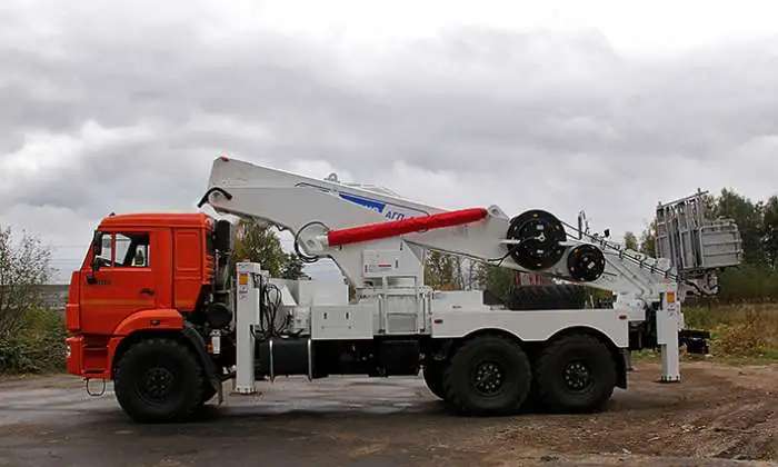 Аренда автовышки АГП-45 метров