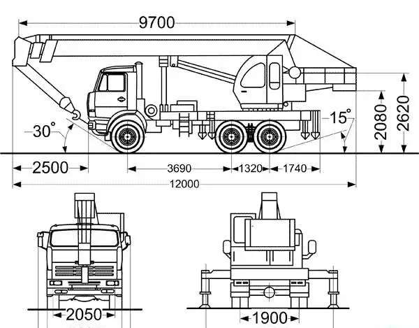 Услуги автокрана МКТ-25.2 Ульяновец