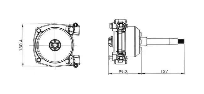 Редуктор рулевой ZTS с тросом 12 футов (3,66 м)