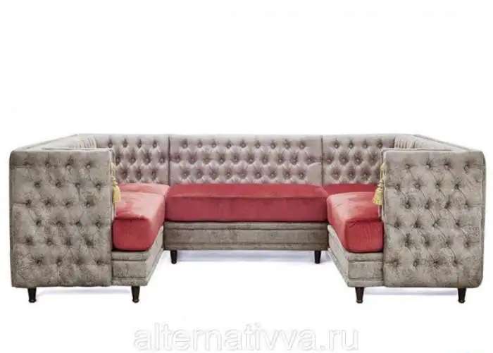 Модульные диваны для ресторана и кафе Честер. Chesterfield