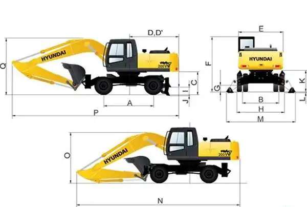 Услуги экскаватора Hyundai R180