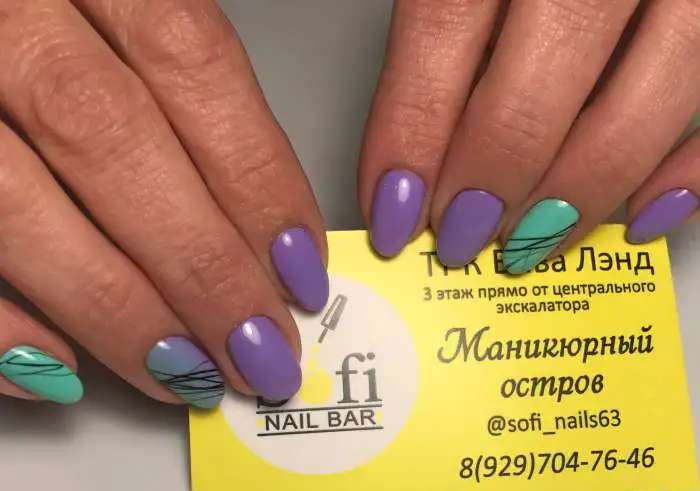 Маникюр наращивание ногтей