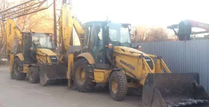 Аренда экскаватора-погрузчика Komatsu WB-93R