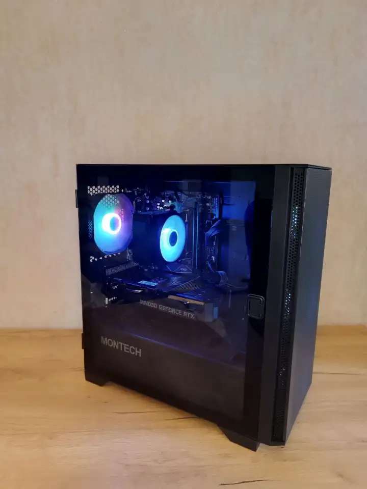 Новый игровой компьютер ryzen 5 4500, rtx 3050, 16gb ddr4, 1tb ssd