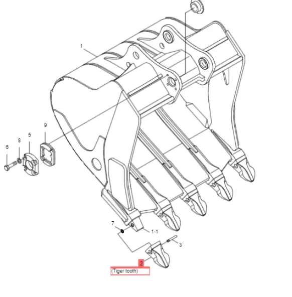 Коронка ковша Hyundai R480LC-9 61QB-31310