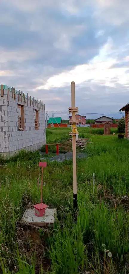 Продажа участка с недостроенным домом, Свердловская обл. пгт Верхне Дуброво КП