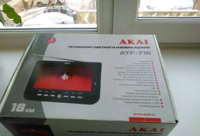 Новый автомобильный телевизор АKAI