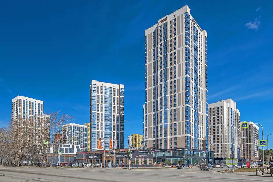 2-к квартира для 5-ти гостей Екатеринбург, проспект Космонавтов, 108Г
