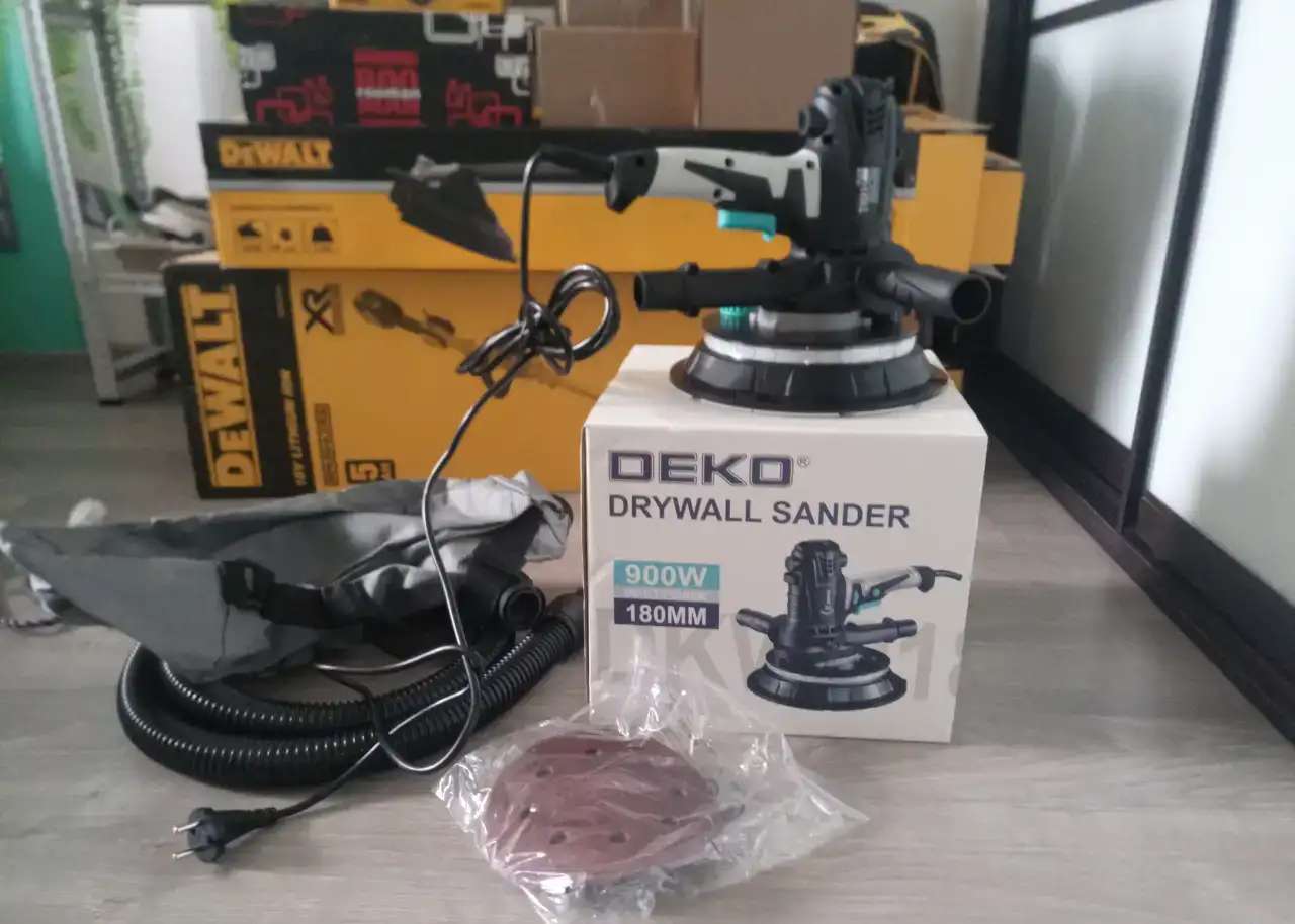Шлифмашина эксцентриковая сетевая deko DKG900