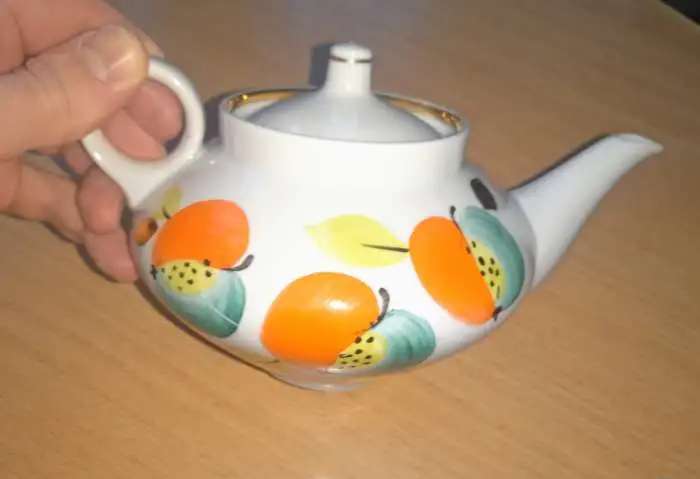 Чайный набор, расписной фарфоровый