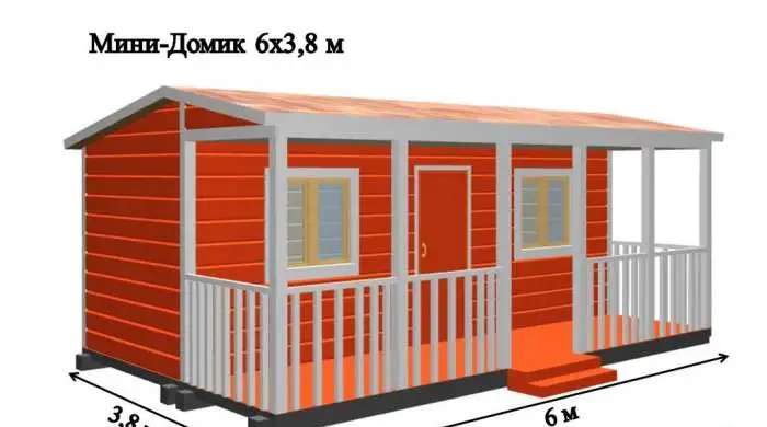 Дачный домик 18,00 м2