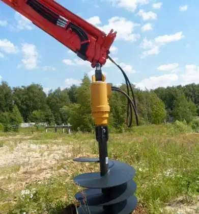 Гидробур со шнеками для Hyundai R170 R180 Doosan 180W