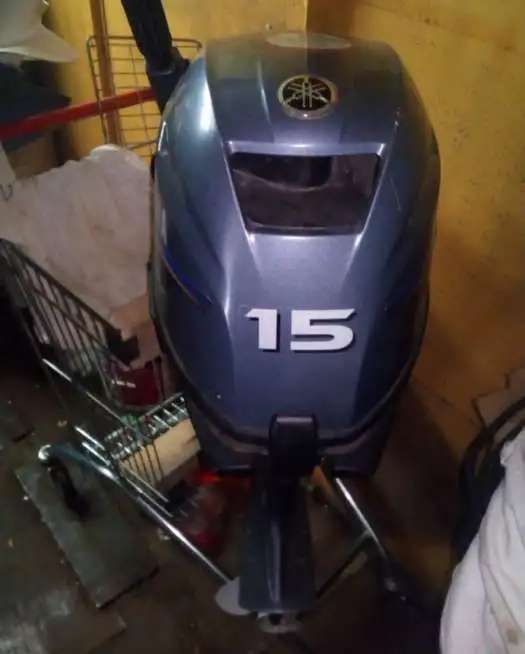 Лодочный мотор Yamaha 4-х тактный. 15 л.с. 2009 г.в. Один хозяин.